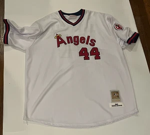 Mitchell & Ness 60 Reggie Jackson 1985 Cooperstown Authentic White Jersey Angels - Bild 1 von 12