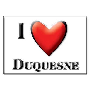 Duquesne, Allegheny County, Pennsylvania - Fridge Magnet I Love Usa - Picture 1 of 10