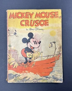 Mickey Mouse, Crusoe Walt Disney Whitman Publishing 1936 - Imagen 1 de 7
