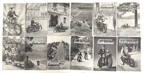 Original Vintage HARLEY-DAVIDSON ENTHUSIAST Magazine - Complete Year 1936 - Picture 1 of 24