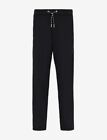Armani Exchange Men's Black Triacetate Athletic-Style Trousers Size M +Aa3