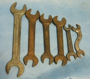 Vintage open end wrenches Indestro, Vlchek, Moore, Billings, Fairmont - Bild 1 von 13