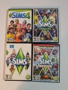 The Sims 3 And The Sims 4 Plus Expansion Packs PC Games - Picture 1 of 2