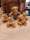 Cherished Teddies Lot Of 5 Congrats Special Good Luck Keep Trying Bears
