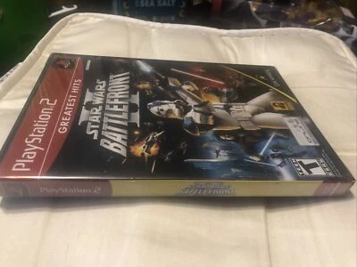 STAR WARS Battlefront II Sony PlayStation 2 Greatest Hits New Sealed Factory - Image 1 of 4