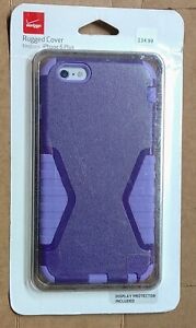 New Verizon Rugged Case Cover for iPhone 6s/7/8+ PLUS Purple Screen Protection