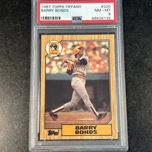 1987 Topps Tiffany Barry Bonds Rookie Card RC #320 PSA 8 NM-MT Quantity Availabl - Picture 1 of 4