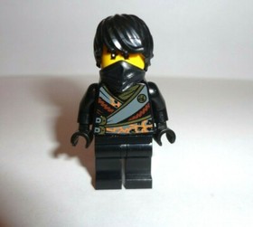 LEGO Ninjago Black Cole MiniFigure  70723 Thunder Raider  minifig New