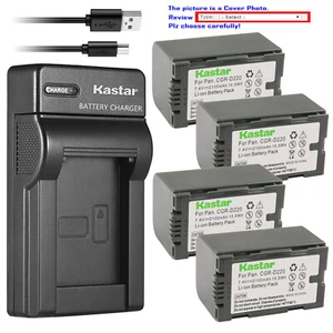 Kastar Battery Slim USB Charger for Hitachi DZ-BP16 DZ-BP08 HITACHI VDR-M20 - Picture 1 of 11