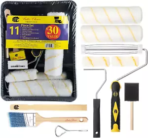Bates Paint Roller - Paint Brush, Paint Tray, Roller Paint Brush, 11 Piece Home - Picture 1 of 12