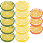 13 Pcs Simulation Fruits Model Imitation Lemon Slice Decor Ornament Decorates