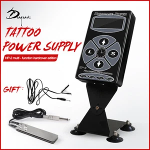 HP-2 HURRICANE Digital Tattoo Power Supply w/ foot pedal and clip cord - Picture 1 of 6