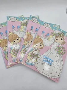 Precious Moments Wedding Wishes Book To Paint Set Of 4 - Imagen 1 de 4