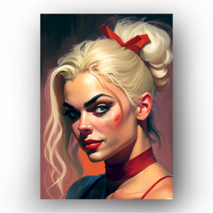 Margot Robbie #1 Sketch Card Limited 4/50 PaintOholic Signed