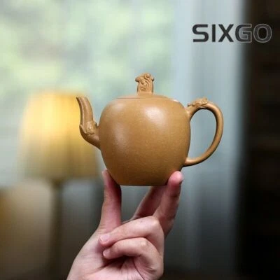 Chinese Tea Pot Real Yixing Zisha Duan Clay Marked Pot 240ml 7 Infuser Holes New - Image 1 of 4