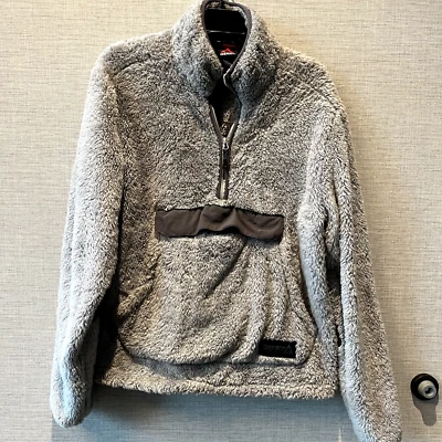 Gerry Sherpa Fleece Pullover Jacket Gray Mens Small Outdoors Hiking - Image 1 of 4