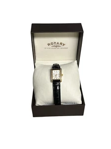 Rotary Ladies Tank Style Wristwatch NIB New Battery - Picture 1 of 6