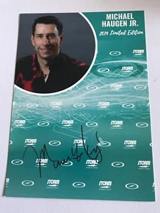 Michael Haugen JR Storm PBA Bowler Bowling Signed Autograph 5 X 7 Photo Card - Picture 1 of 2