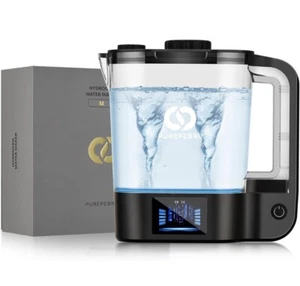 Brocca Acqua Idrogeno, 2L Grande Capacità,Ricco Generatore di Gas H2 - Foto 1 di 7