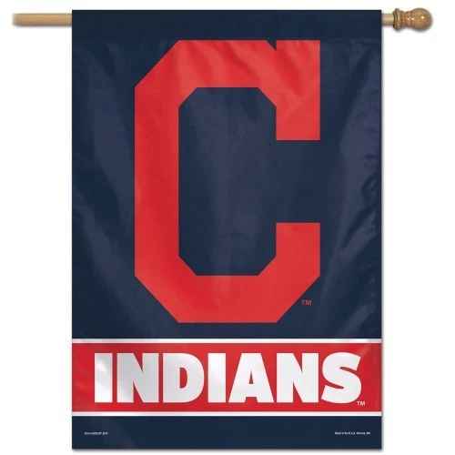 Cleveland Indians Banner Flag 28 x 40 Logo - Image 1 of 1