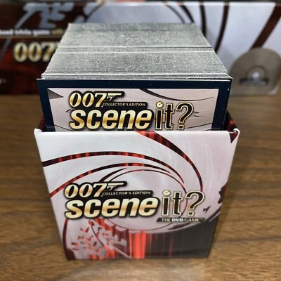 James Bond 007 Scene-It? Collector's Edition Game Replacement *200 Trivia Cards* - Image 1 of 4