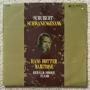HOTTER / Moore / Schubert - Schwanengesang LP Japan 1955 Columbia OL3168 * VG+ - Picture 1 of 10