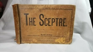 The Sceptre by Dr. A. Brooks Everett, 1871 vintage songbook - Picture 1 of 9