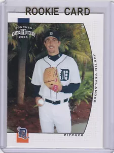 Justin Verlander Rookie Card 2005 Donruss Team Heroes RC Tigers HOUSTON ASTROS! - Bild 1 von 2