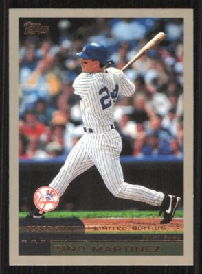 2000 Topps Limited Edition TINO MARTINEZ card NEW YORK YANKEES #370 - Image 1 of 2