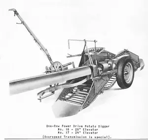 IH McCormick-Deering Potato Diggers No. 16 & 17 Instruction & Parts Manual - Picture 1 of 14