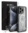 MOTIVE Waterproof Case for iPhone 15 Pro Built-in Screen Protector Compatible...