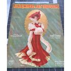 "Alice, Where Art Thoug Going" March Song Albert Gumble Vintage Sheet Music 1906