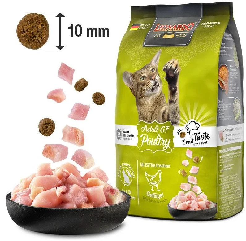 HERBST  - SALES LEONARDO  Adult GF Poultry 7,5 kg CatFood TOP FREI HAUS - Bild 1 von 1