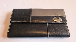Women's Wallet Nine West Black Gray - Picture 1 of 8