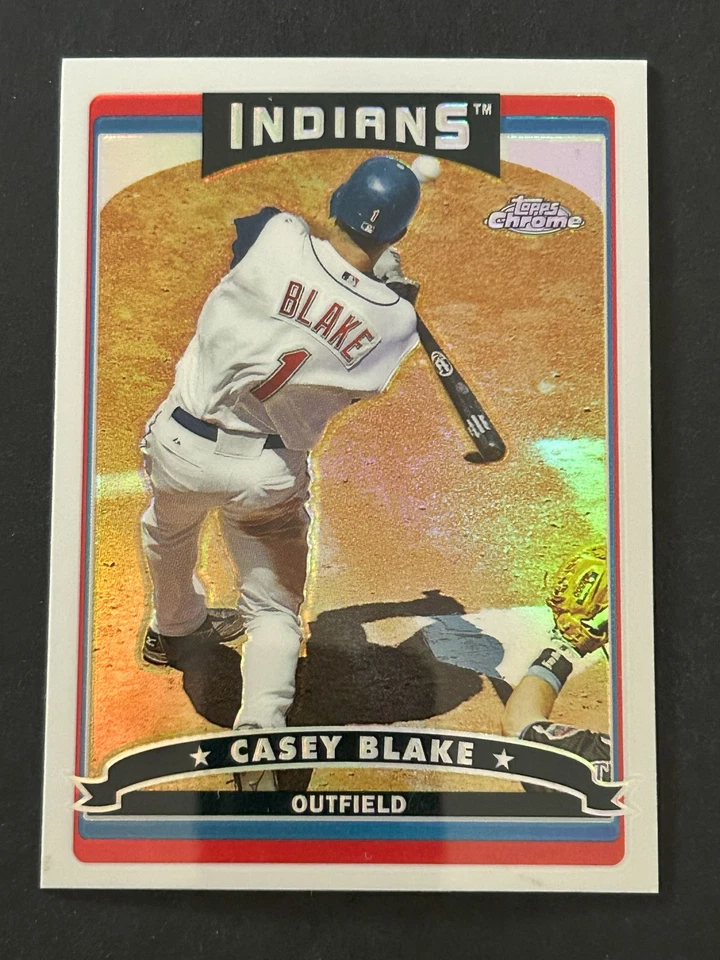2006 Topps Chrome #197 Casey Blake Refractors Cleveland Indians - Image 1 of 2