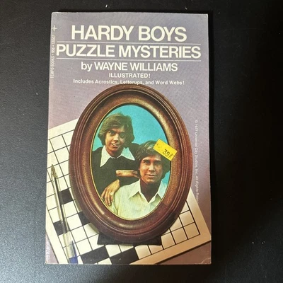 Hardy Boys Puzzle Mysteries Wayne Williams 1977 Softcover RARE - Image 1 of 4