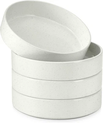 Juego de tazones para pasta (4 piezas), ensaladera grande de cerámica de 35 oz Foto 1 de 4