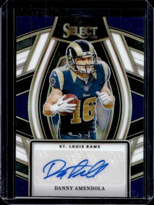 2023 Select Danny Amendola Signatures White Prizm Auto #41/50 Rams - Image 1 of 2