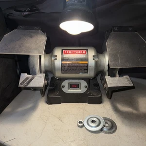 Craftsman 21124 - 6 Zoll Tischschleifmaschine 2,1 AMP. Funktioniert super - Bild 1 von 12