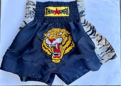 Tiger Muaythai Shorts Muay Thai Mma K1 UFC Kickboxing Shorts Costume Gym Fight L - Image 1 of 4
