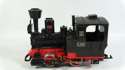 Lehmann LGB #2 Black & Red Train Steam Engine No. 2744 - G Gauge - Image 1 of 4