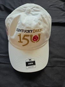 NEW Kentucky Derby White Hat Horse Racing 150 Years Fans Favorites - Picture 1 of 10