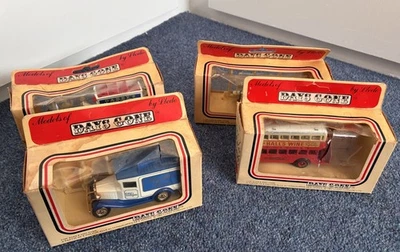 Models of Days Gone by Lledo Toy Car Collection Set of 4 - Image 1 of 4