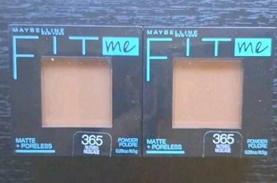 Maybelline Fit Me Matte (2-Pack) Pressed Powder 365 Nutmeg .29 oz Each - Image 1 of 3