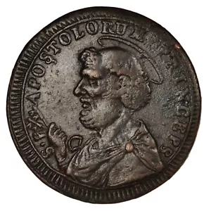 STATO PONTIFICIO PIO VI Sampietrino Baiocchi Due e Mezzo Viterbo 1796 - Imagen 1 de 2
