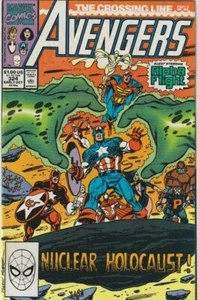 F998 Avengers 324 Marvel 1990 Comic Book Captain America Others Near Mint- - Picture 1 of 1
