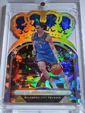 2022 Crown Royale Josh Giddey #93 GOLD CRYSTAL /10 Die Cut Prizm - Very Rare