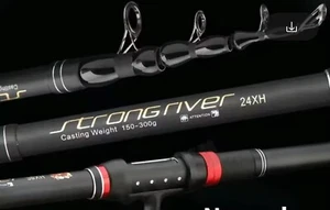 STRONGRIVER HQ Sea Saltwater Coarse Freshwater Telescopic Fishing Rod - Various - Picture 1 of 24