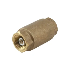 1/2"in-2"in In-Line Check Valve Brass Spring Loaded FIP Connections 200 PSI - Picture 1 of 4