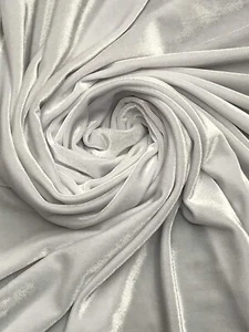 60” Wide Stretch Velvet Fabric – Perfect for Dresses, Costumes & Décor - Picture 1 of 33